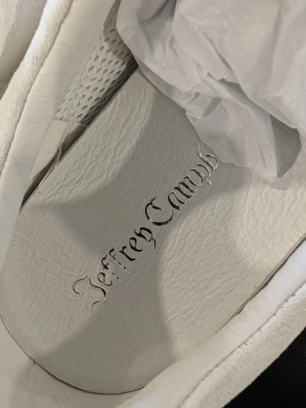 Jeffrey Campbell Cantor Split Toe Sneakers White Suede Mesh Tabi Size 8.5 NWT - Picture 8 of 11